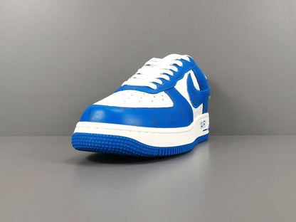 NIKE AIR FORCE 1 x LOUIS VUITTON BLUE/WHITE